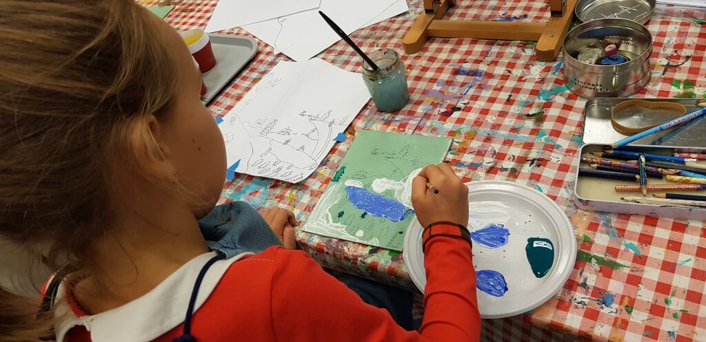 Kinderen kunnen weer creatief bezig zijn bij 't Atelier