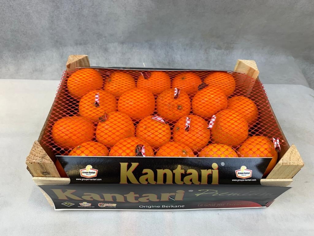 Met de verkoop van kistjes mandarijnen wordt geld ingezameld voor Albanië.