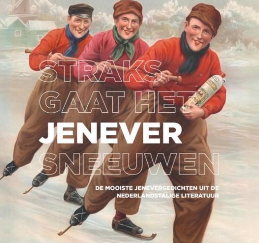 Voorzijde van het boek Straks gaat het Jenever Sneeuwen door Rene Smeets. 