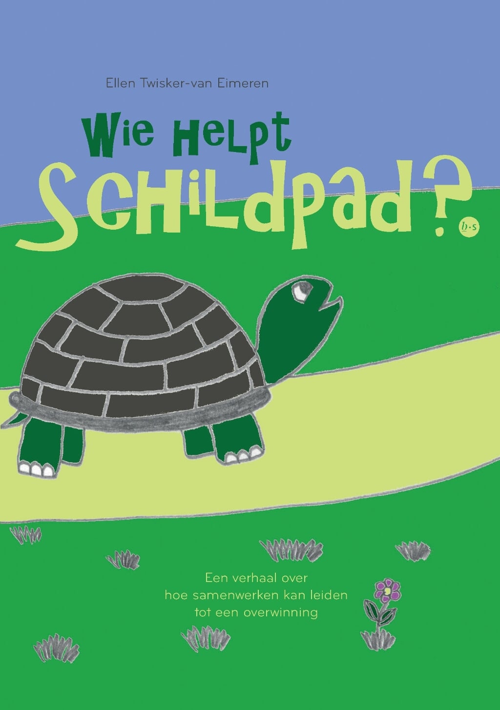 Ellen heeft net haar boek Wie helpt schildpad? uitgebracht. 