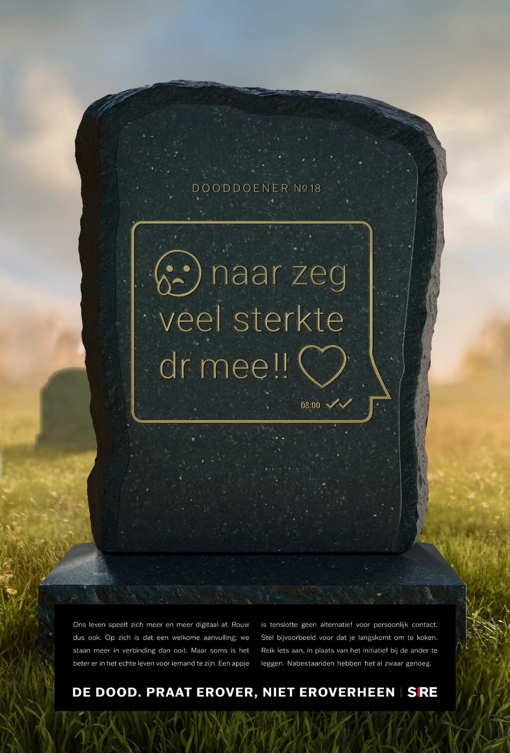 Eén van de dooddoeners die vaak wordt gebruikt. Bekijk ze allemaal via www.dedoodpraaterover.sire.nl.