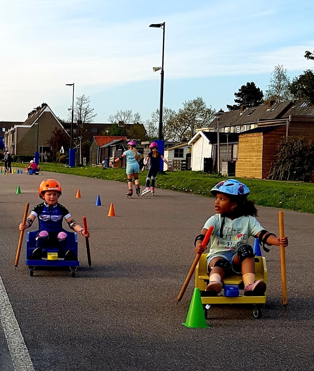 Priksleeën bij IJsclub Otweg.