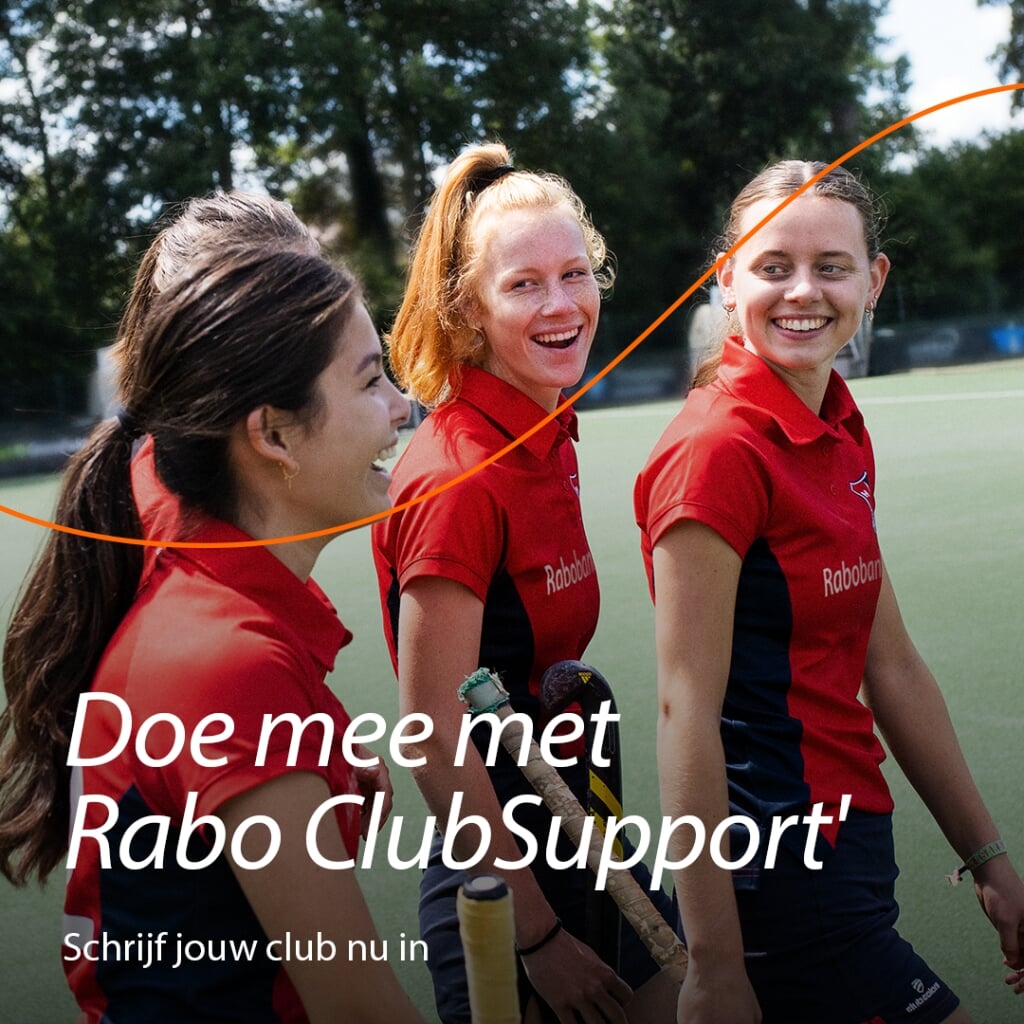 Inschrijving voor clubs bij Rabo ClubSupport nog geopend tot 14 juni.