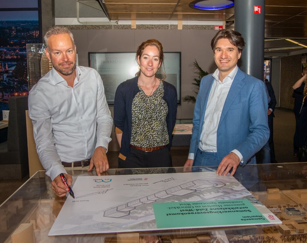 Gemeente, EFY Group en Ymere tekenen voor samenwerking in ontwikkelzone Zuid-West.