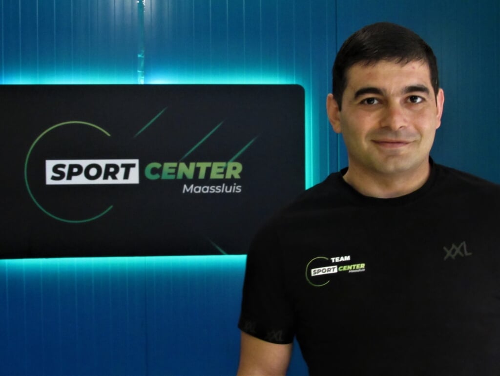 Petros Keltonian van Sport Center Maassluis bij wie Oekraïners twee maanden gratis mogen komen sporten.