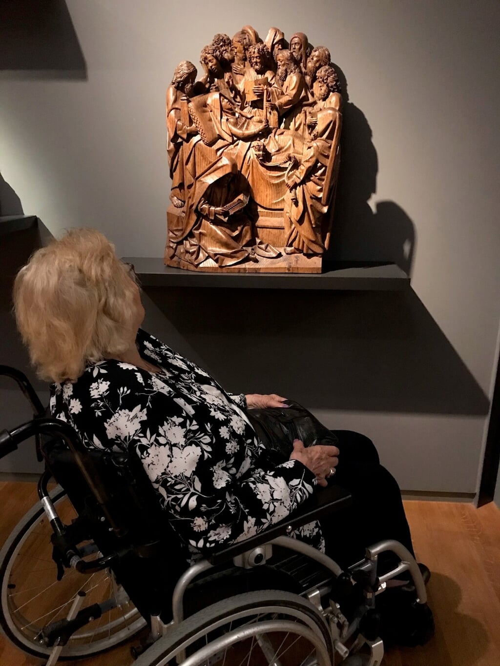 Mevrouw Van Heerden naar het Rijksmuseum.