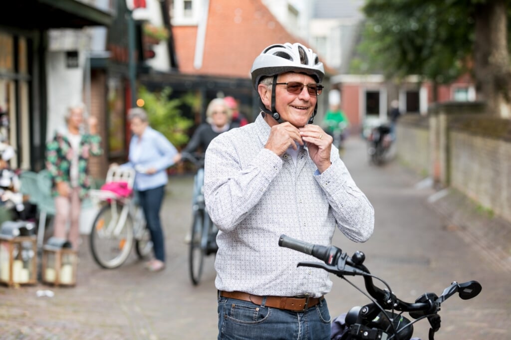 Het programma Doortrappen is er om ouderen zo lang mogelijk veilig op de fiets te houden.