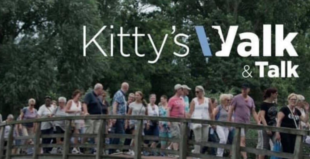 Op 10 september wordt Kitty's Walk&Talk weer gelopen.