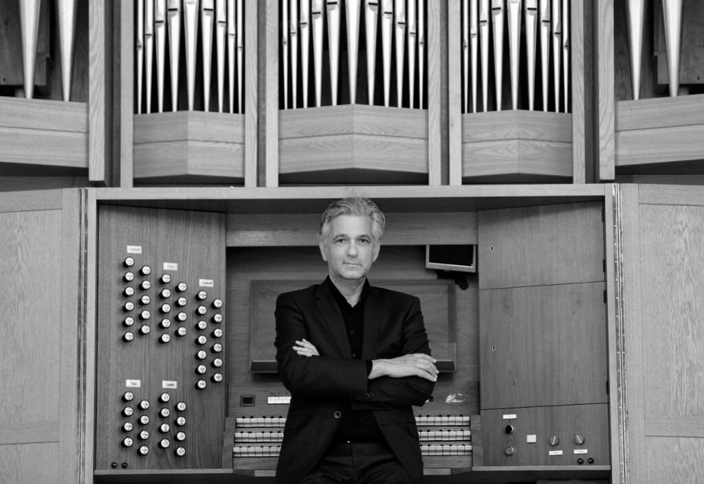 Concert-organist Aart Bergwerff.