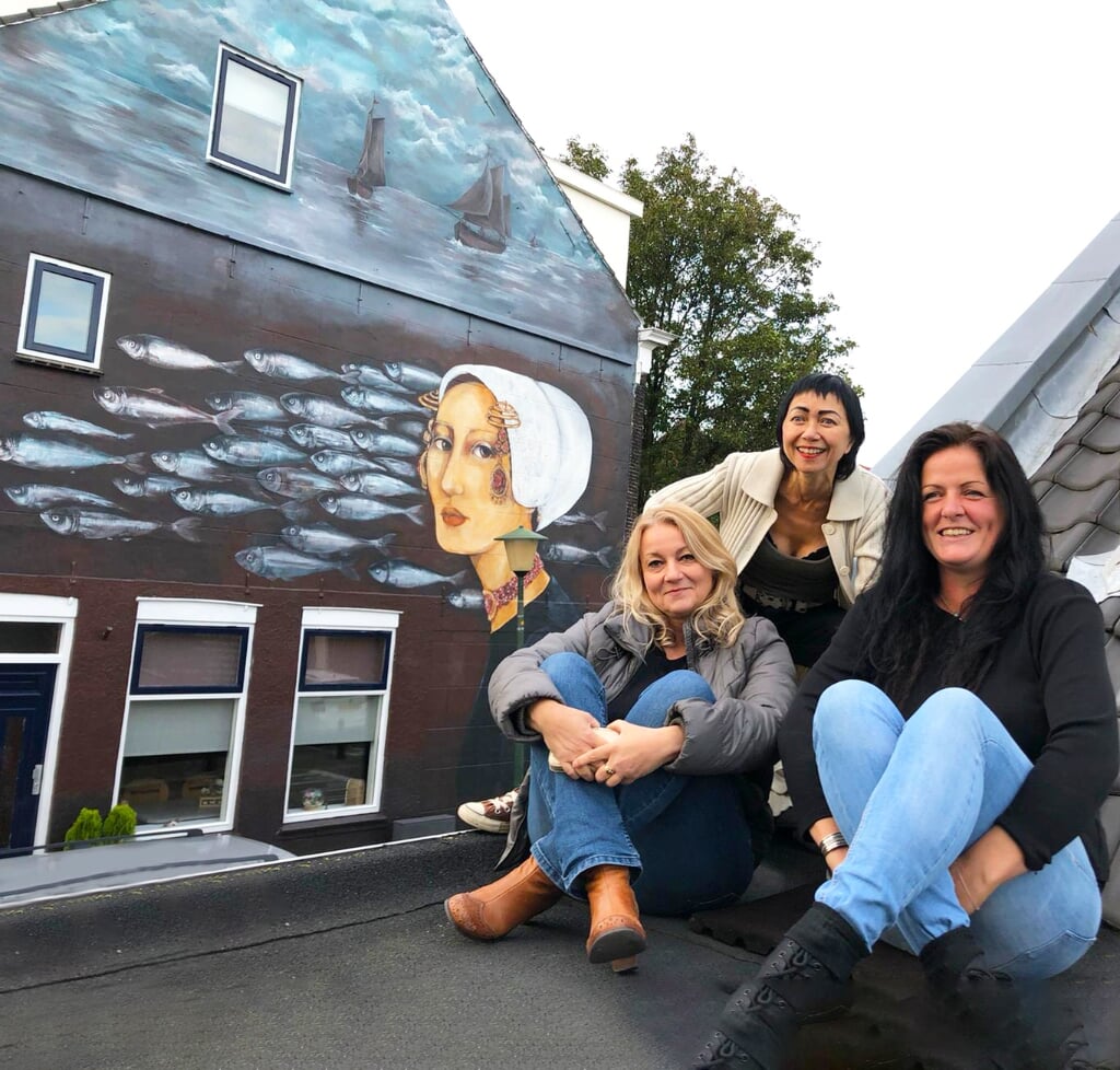 Muurschildering is een van de burgerinitiatieven gesteund door Fonds Schiedam Vlaardingen.