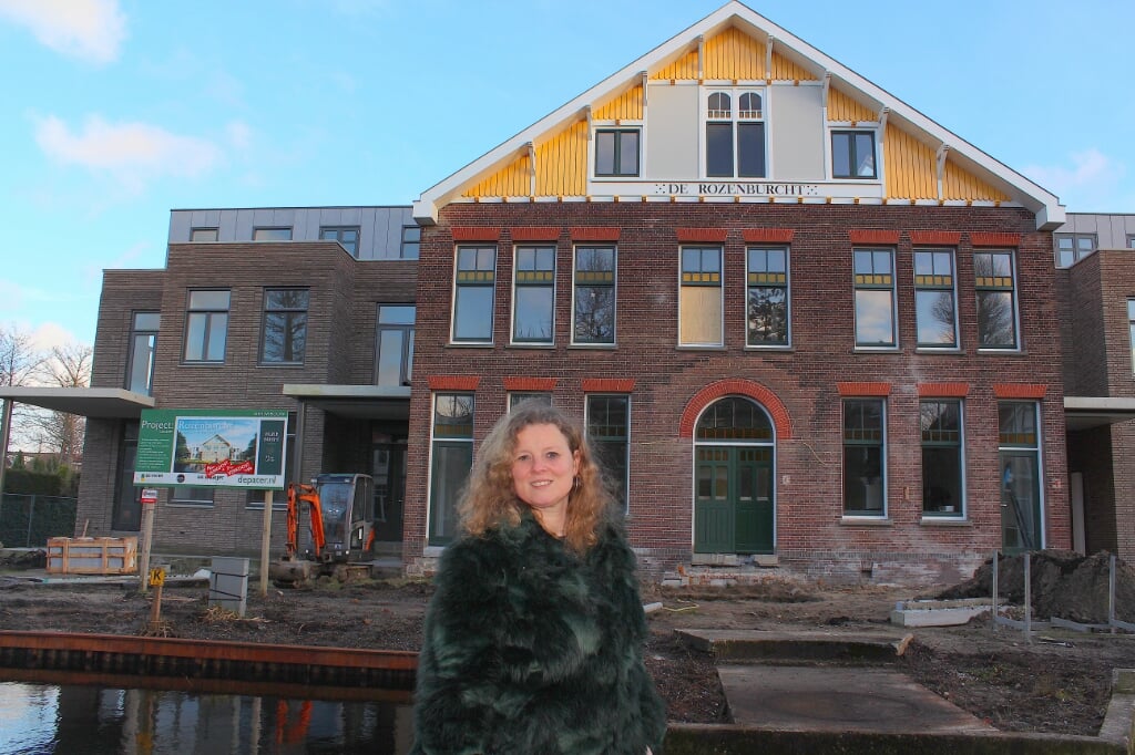 Projectontwikkelaar Elisabeth Looren de Jong (38) geeft De Rozenburcht in Boskoop een nieuwe toekomst als woonlocatie.