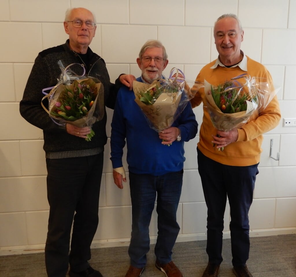 v.l.n.r. Hans Volker, Juul Serraarens en Rob van Elst 