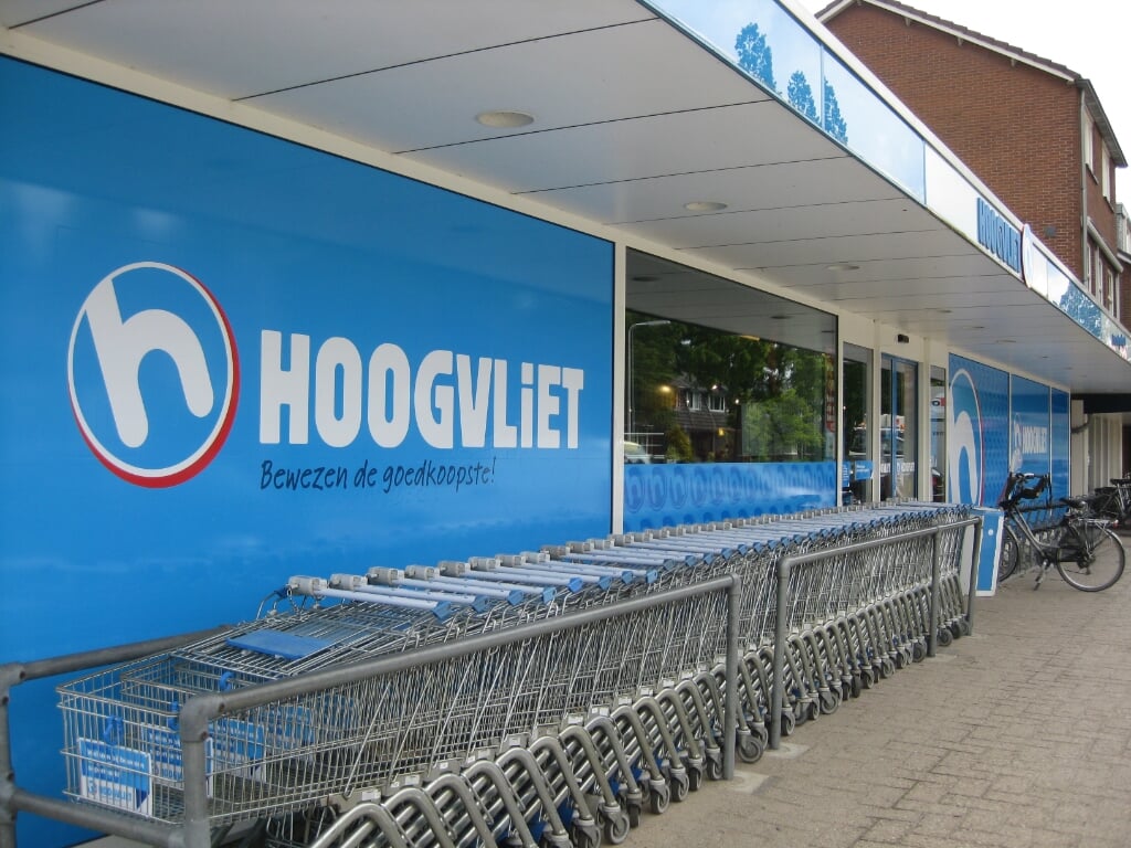 De Hoogvliet-supermarkt aan de Goudse Rijweg 83 in Boskoop ondergaat binnenkort een fikse verbouwing.