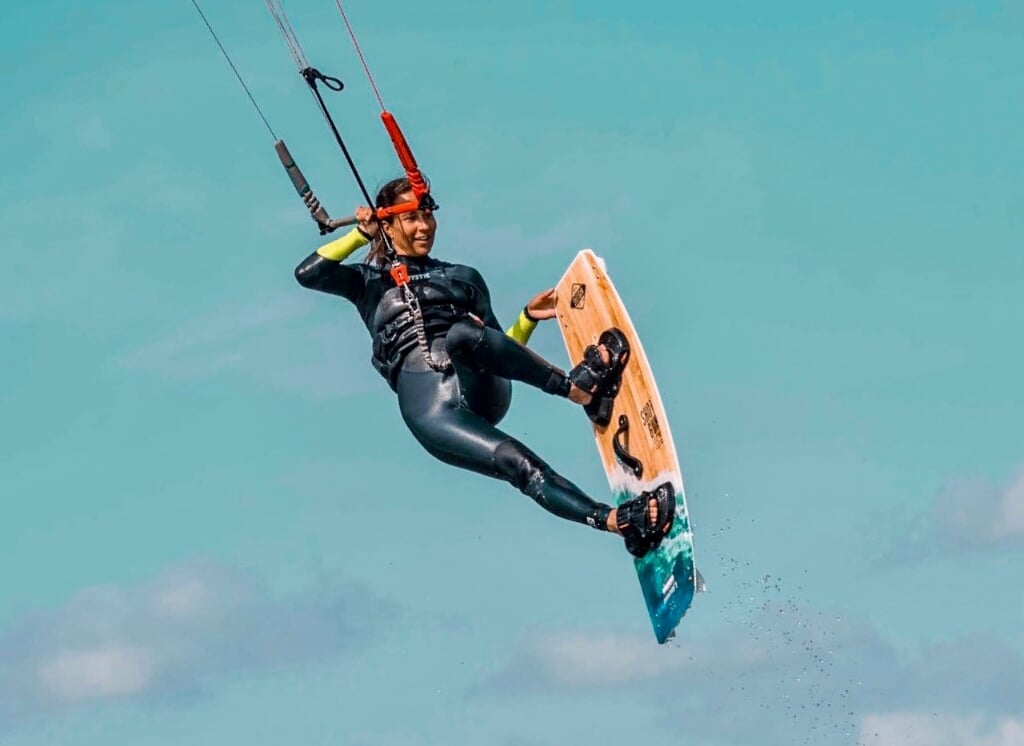 Mignon: 'Van kitesurfen gaat mijn hart sneller kloppen en ik gun anderen ook een goed kloppend hart.'