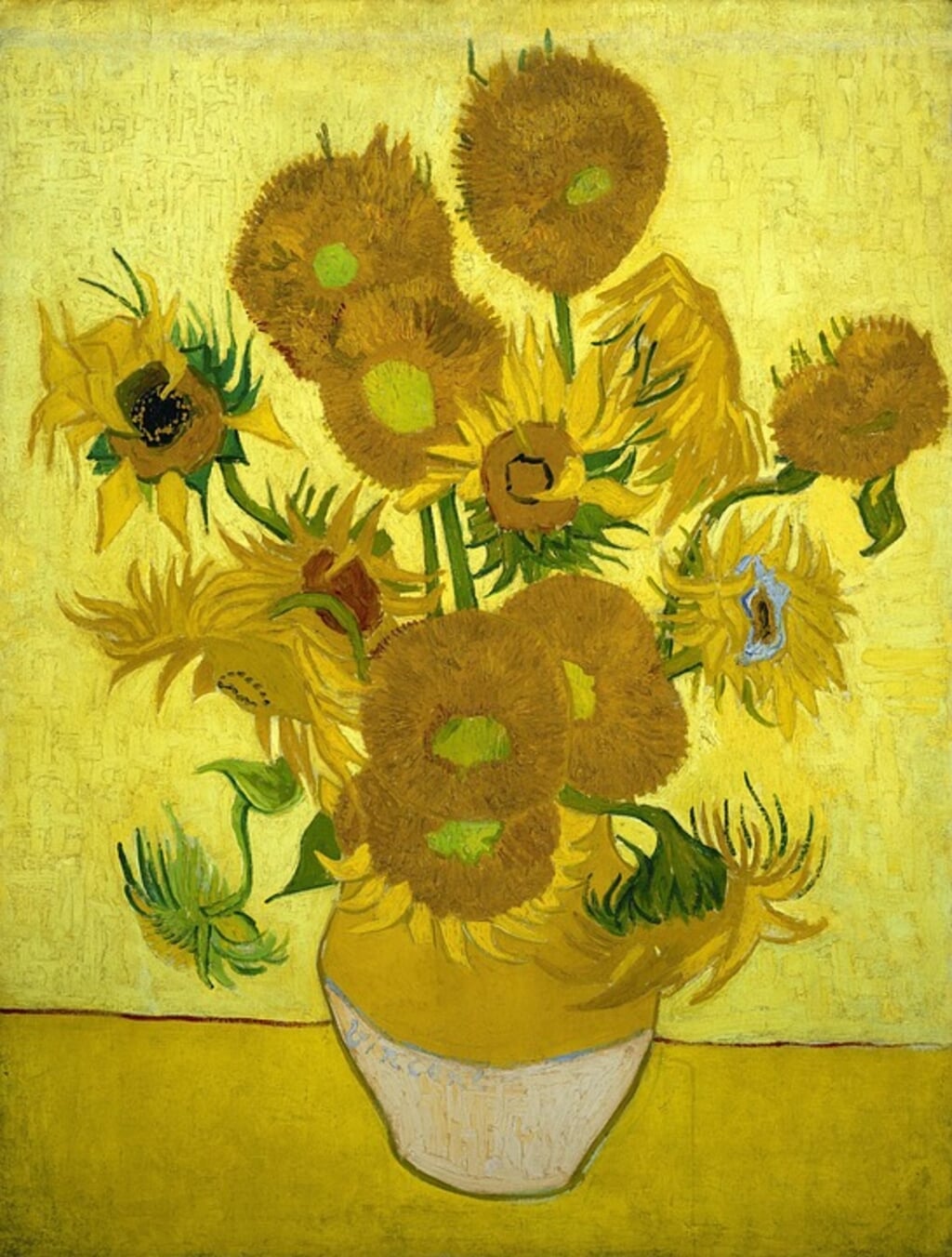 Zonnebloemen van Van Gogh.