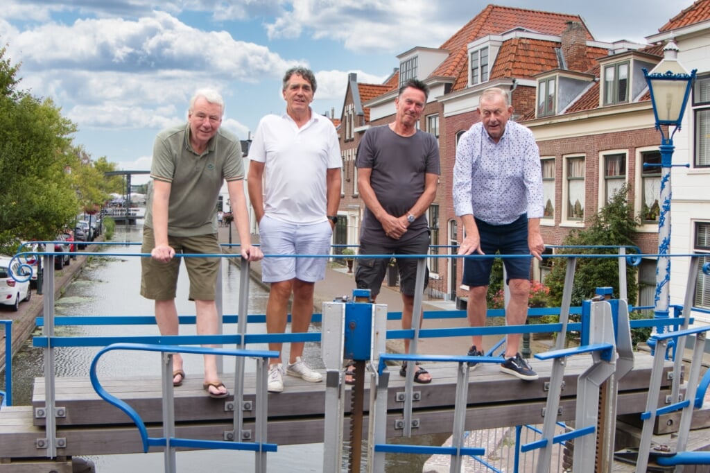 V.l.n.r.: Fred van Hoorn, Hans Segers, Ben Tabak en Cees Kloppenburg.