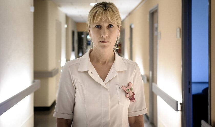 Ariane Schluter is Lucia de Berk in de film Lucia de B. Foto: Pief Weyman.