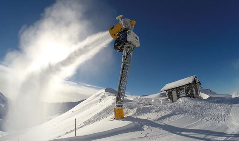 De sneeuwkanonnen draaien op volle toeren in Ischgl (Foto: ©Silvrettaseilbahn)