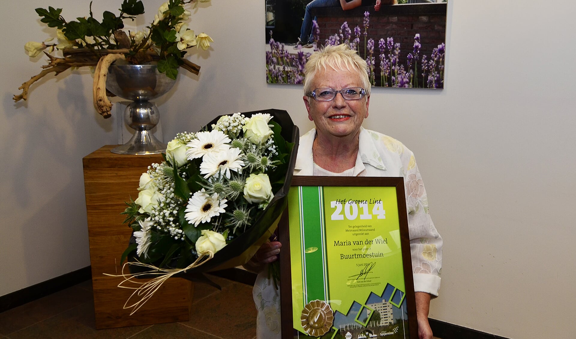 De winnares van vorig jaar, Maria van der Wiel. Archieffoto: René Bakker.