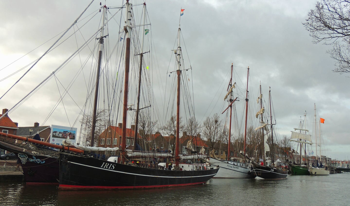 Historisch beeld in de Vestinghaven
