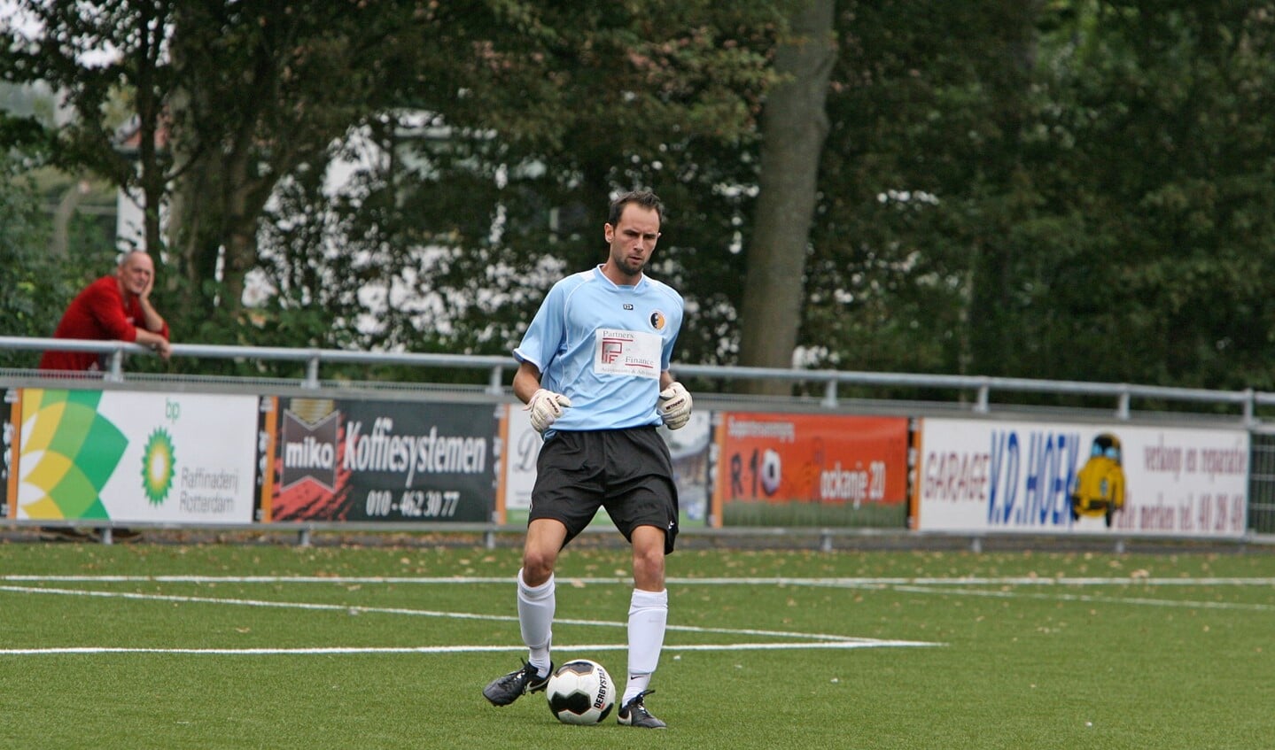 Rockanje-doelman René van der Meiden won het Briels Nieuwsland-Weekblad Westvoorne keepersklassement. * Archieffoto: Wil van Balen.