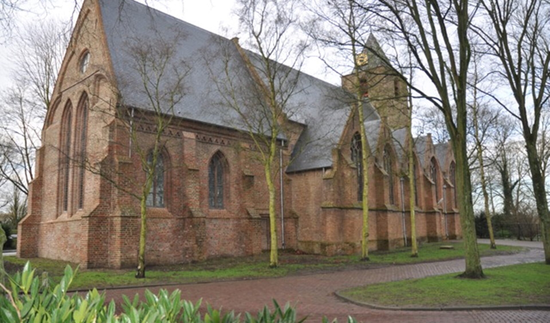 De kerk in Abbenbroek.