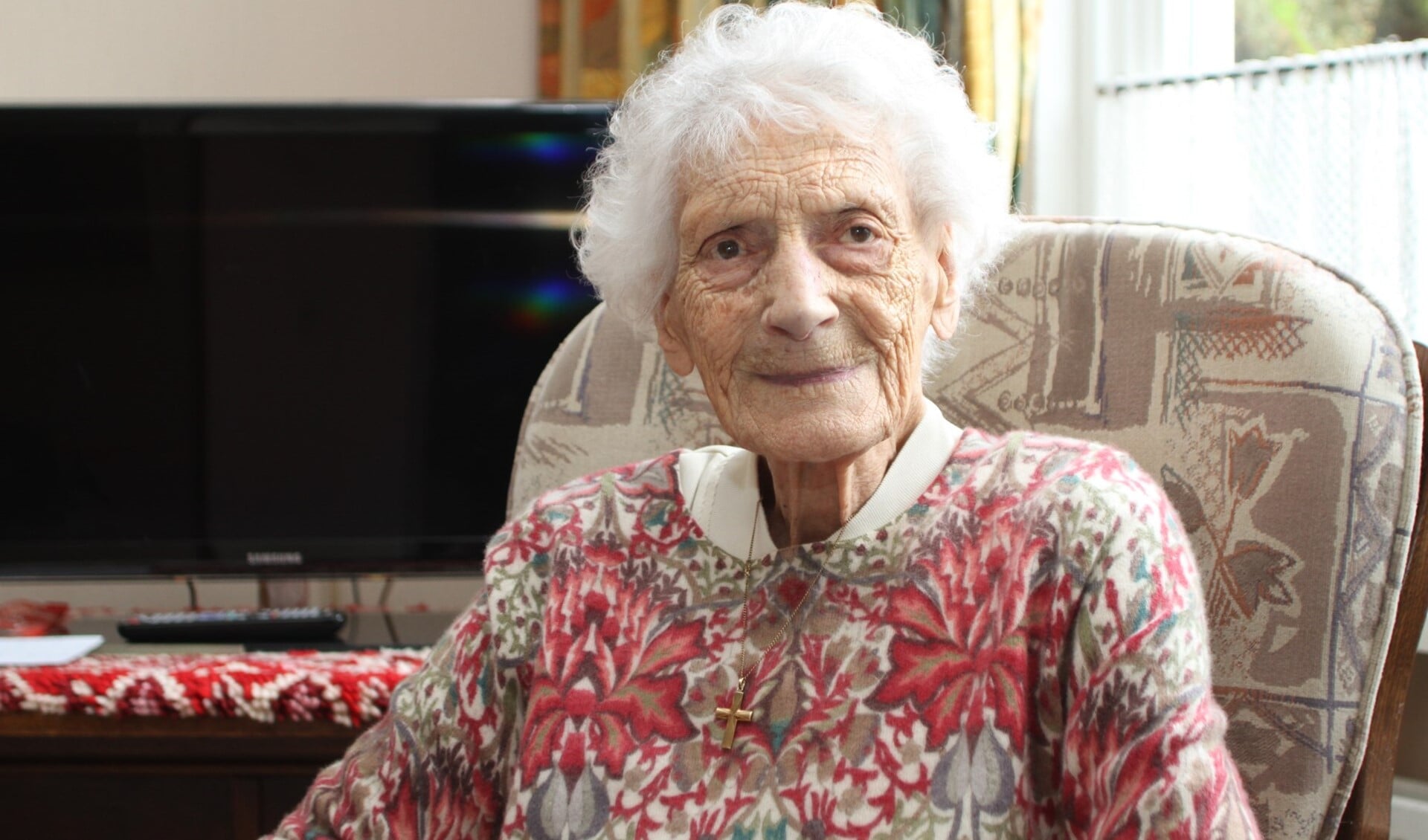 Mevrouw van der Ploeg (106) vandaag overleden.