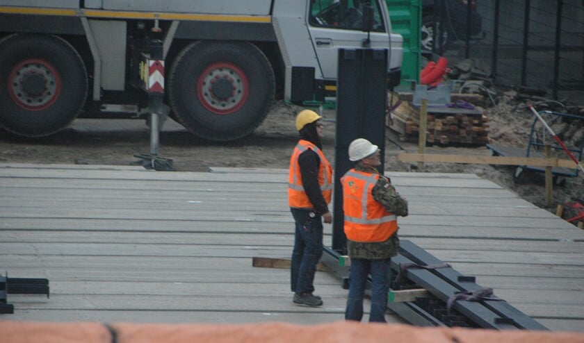 Er wordt momenteel al druk gebouwd. Foto: Tanne van Nispen
