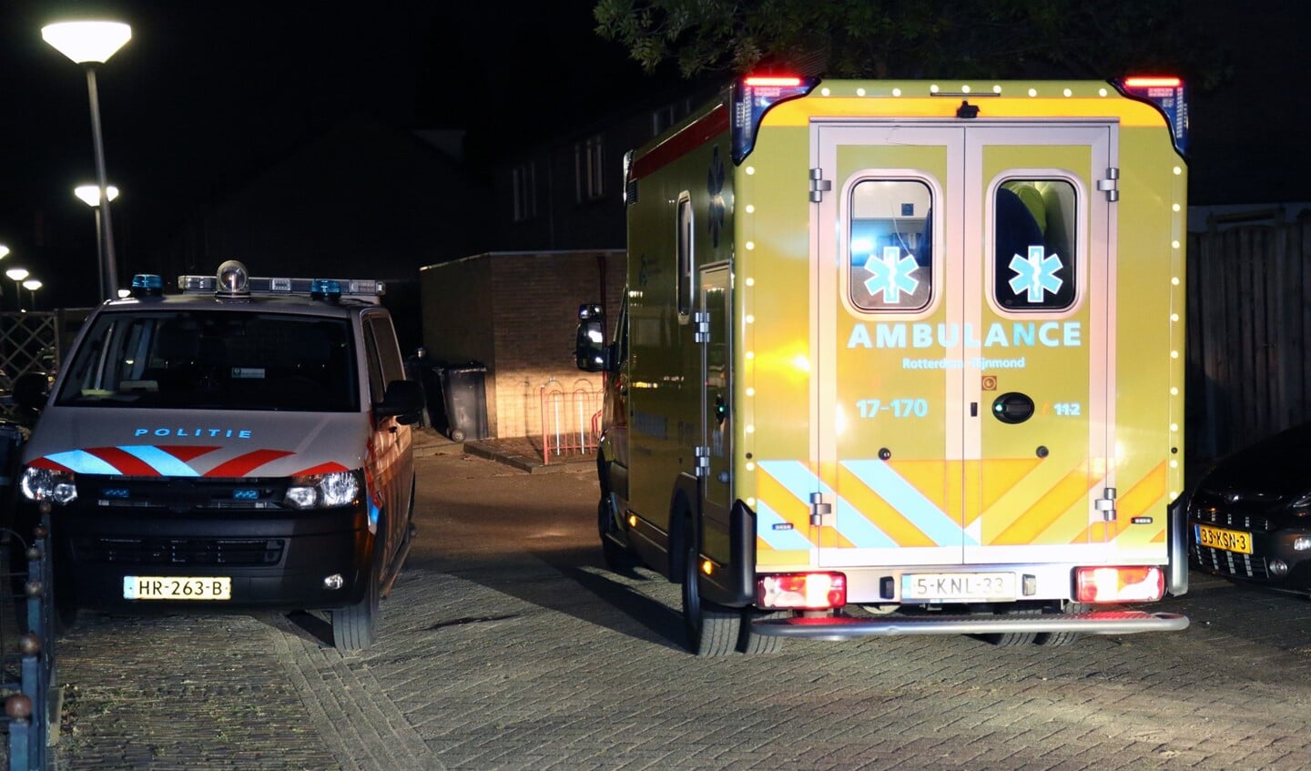 Ook de ambulance was opgeroepen