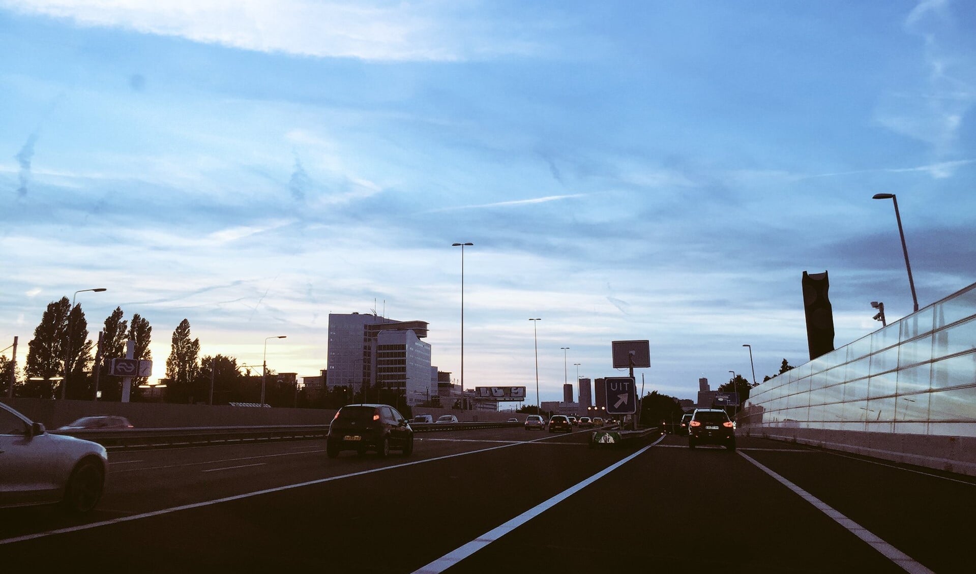 De A12 bij Den Haag.