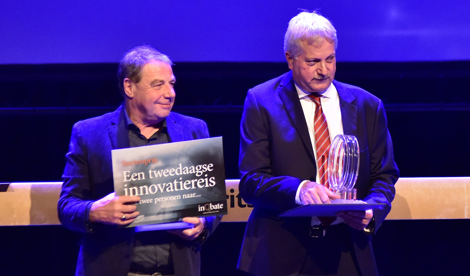 De startersprijs was voor ICI Services, de ondernemersprijs voor Van den Bakker Bedrijven. Fotografie: René Bakker.