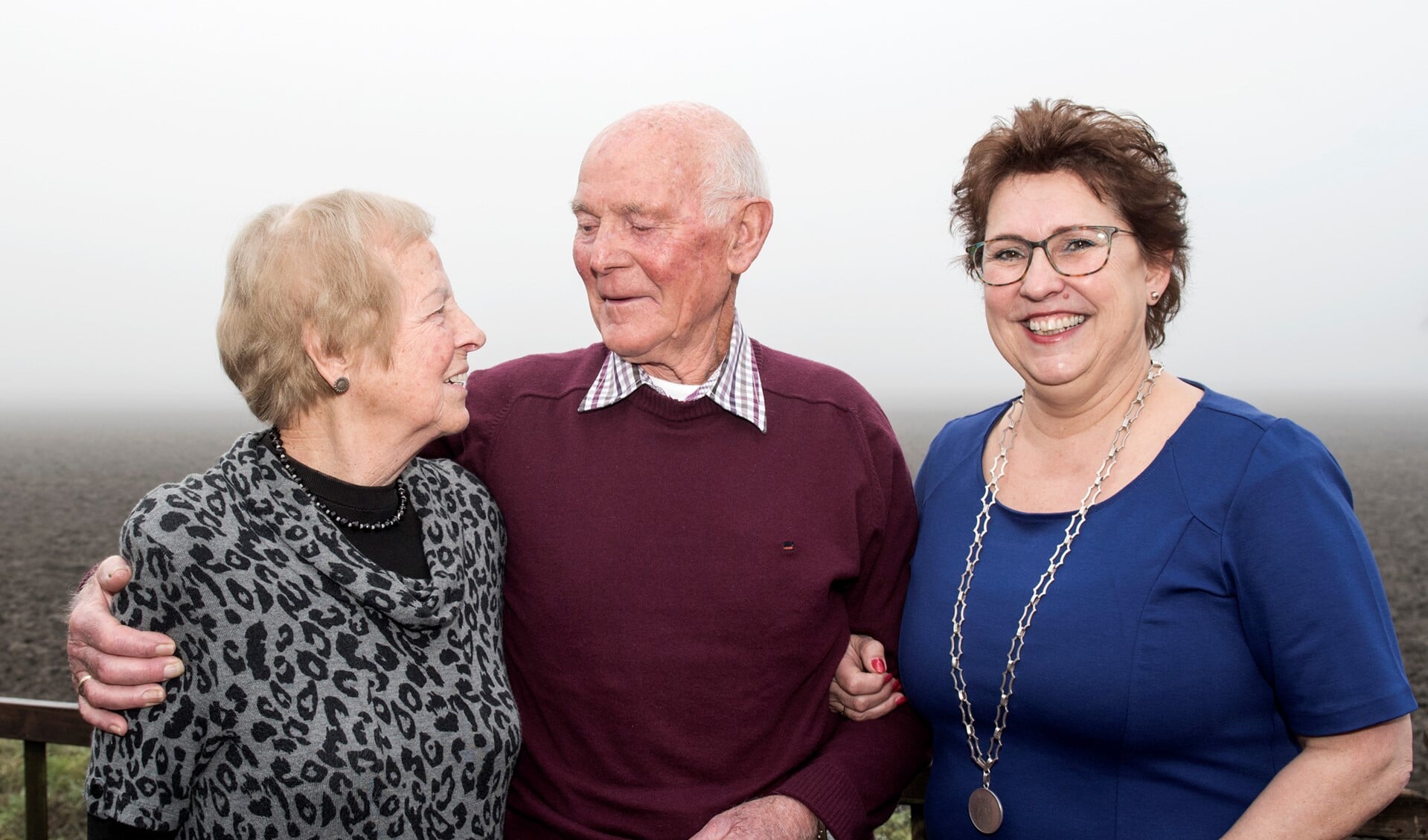Vorige week woensdag was het echtpaar Assenberg-Van Eijsden-Van Balen uit Tinte 60 jaar getrouwd. * Foto: Jos Uijtdehaage.