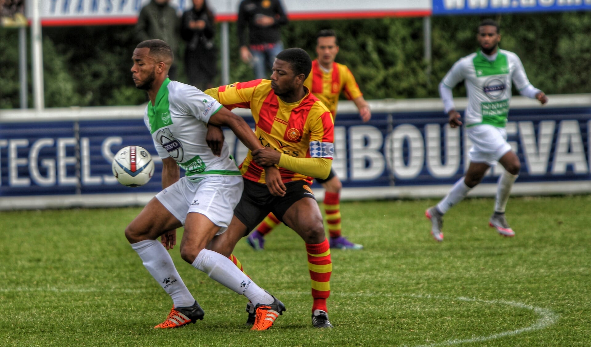 Spijkenisse besloot zaterdag het seizoen met een nederlaag tegen Ter Leede. Fotografie: Peter de Jong