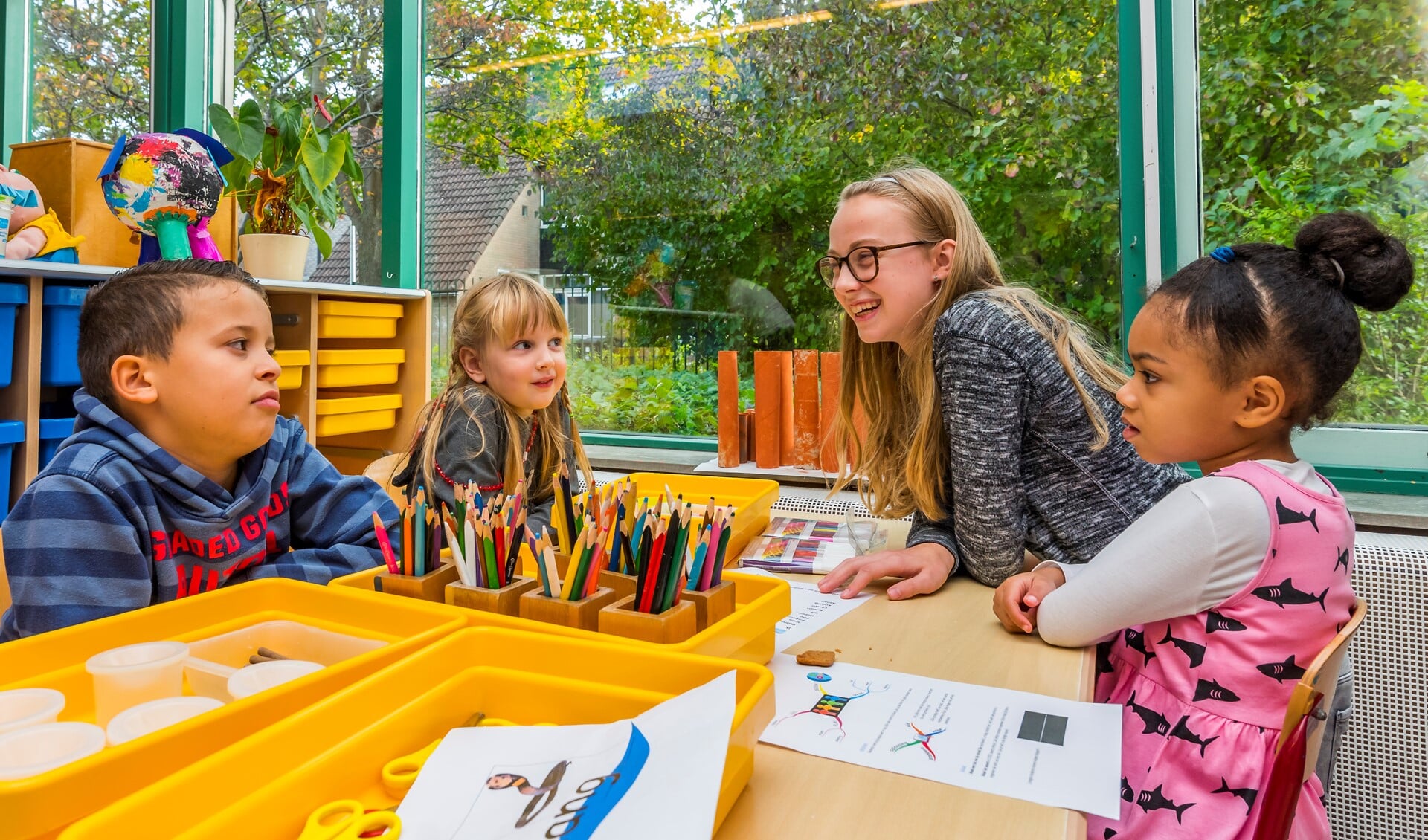 Samen een Verhalenmachine bouwen op de Toermalijn. Foto: Foto-OK.nl