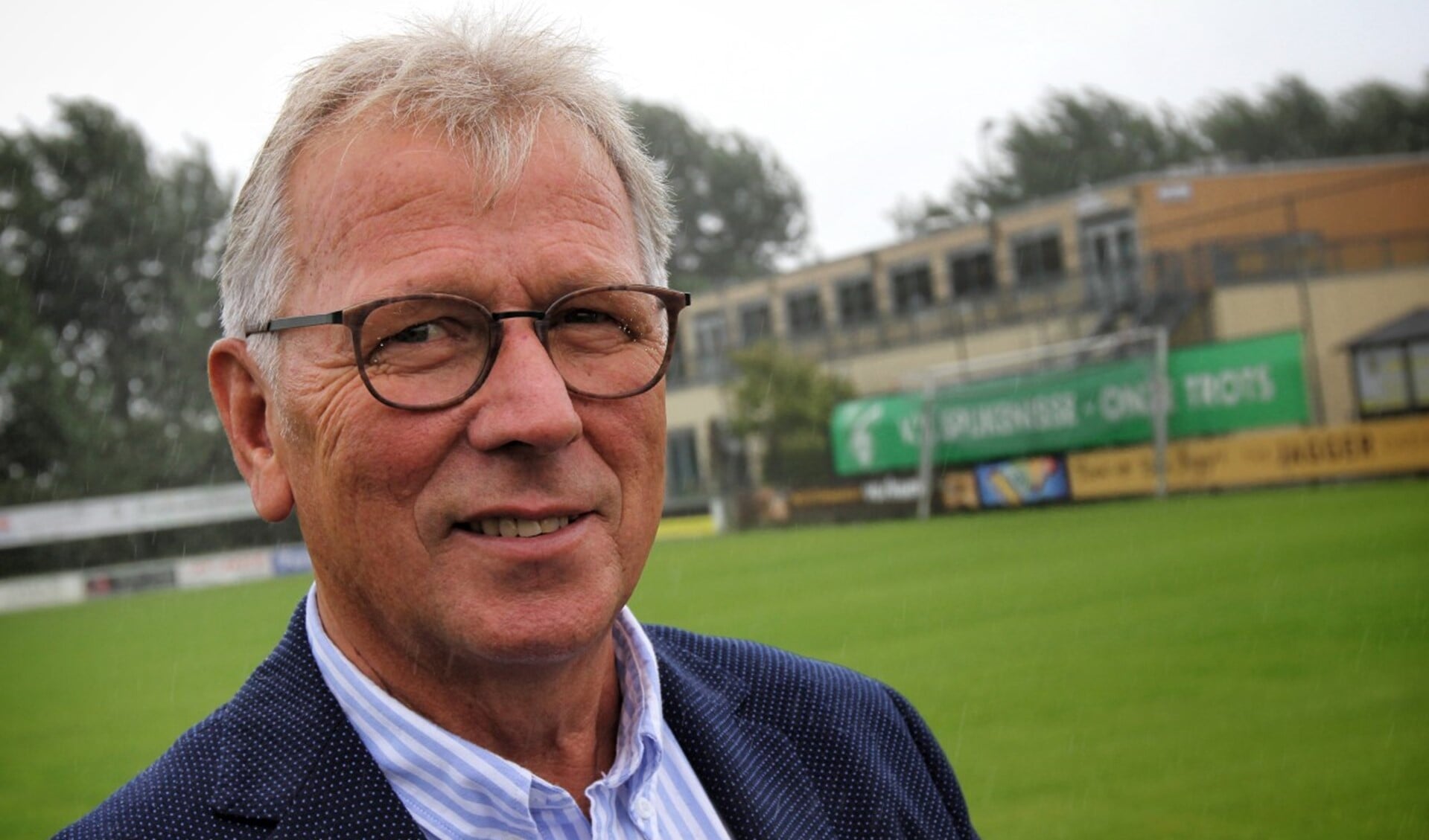 Aren Buvens vindt het een hele belevenis dat Spijkenisse gaat spelen in de derde divisie. Fotografie: Peter de Jong