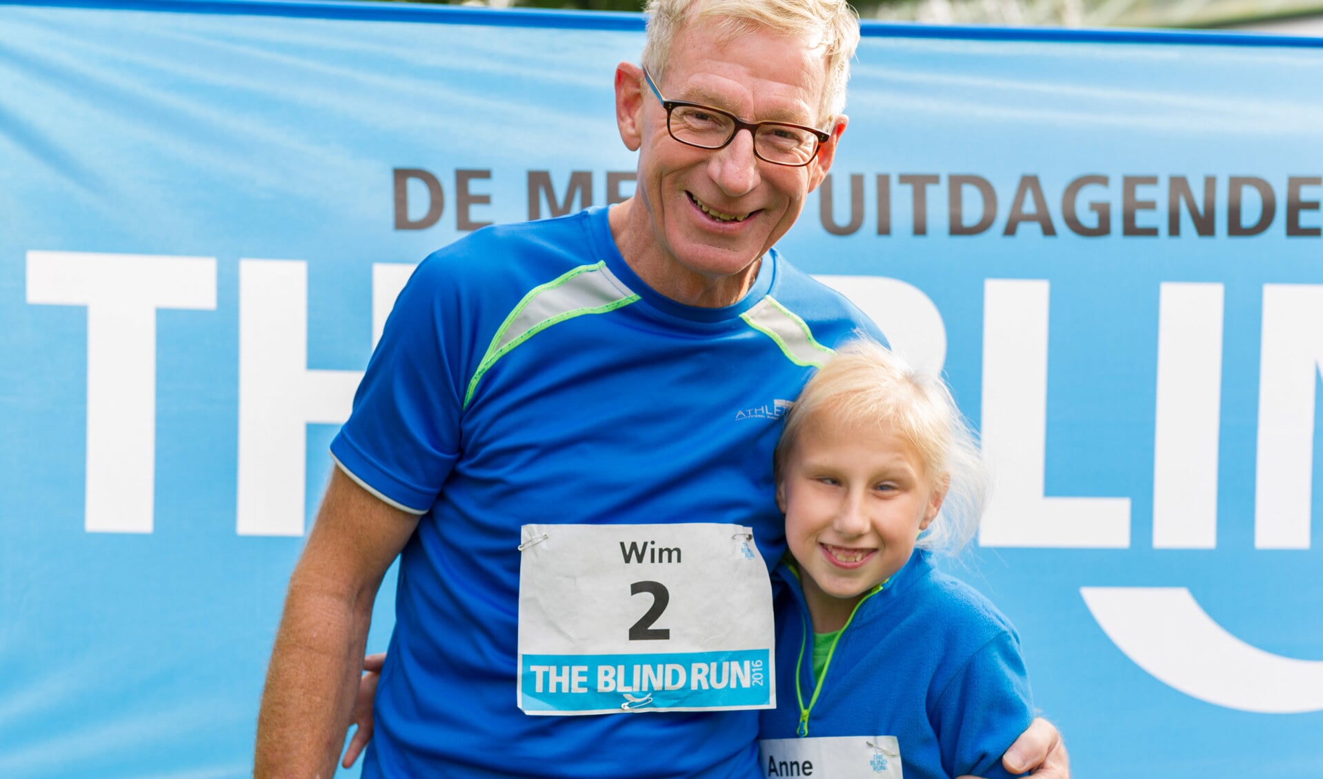 'The Blind Run' is een unieke en uitdagende sponsorloop om zoveel mogelijk geld op te halen voor blinde- en slechtziende kinderen. 