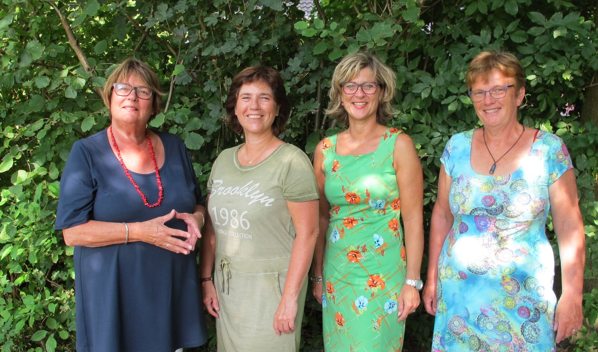 Dames van de raad: van links naar rechts: Addy Rijerkerk, Petra 't Hoen, Ada Grootenboer en Tea Both.