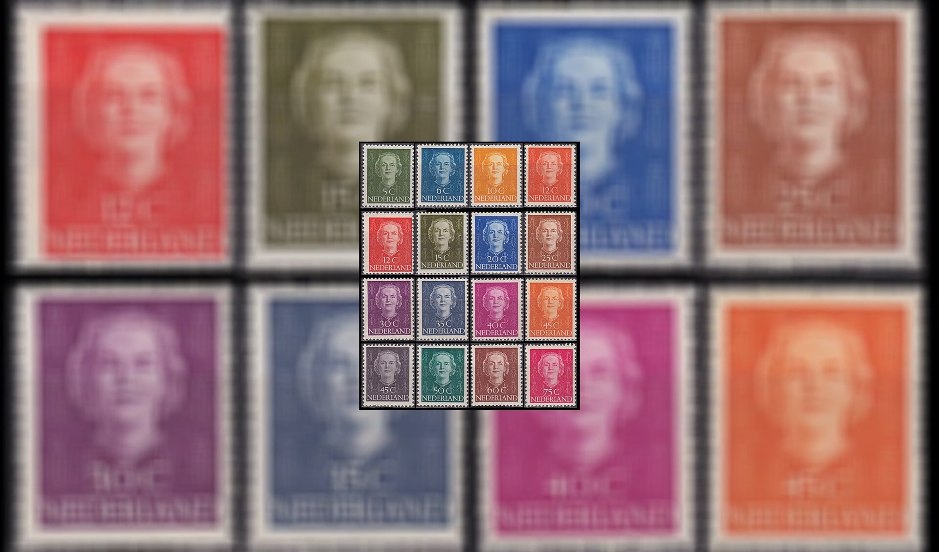 Tot 1948 sierde het gezicht van Koningin Wilhelmina onze postzegels. In 1949 kwamen de eerste Juliana zegels uit. In dat jaar werden er geen munten geslagen, pas weer in 1950
