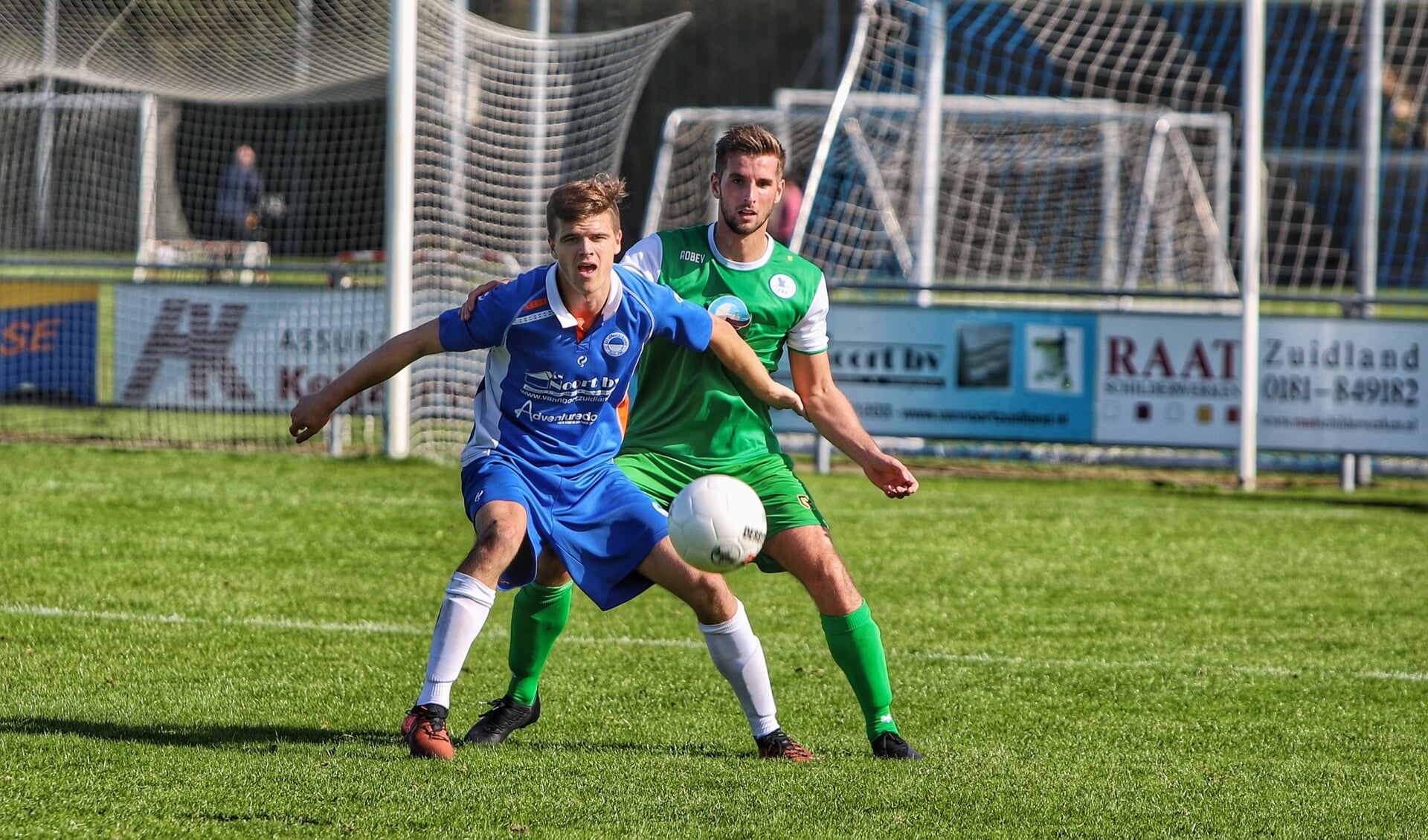 VV Zuidland pakte zaterdag de eerste zege van de competitie tegen Spirit (4-3). 