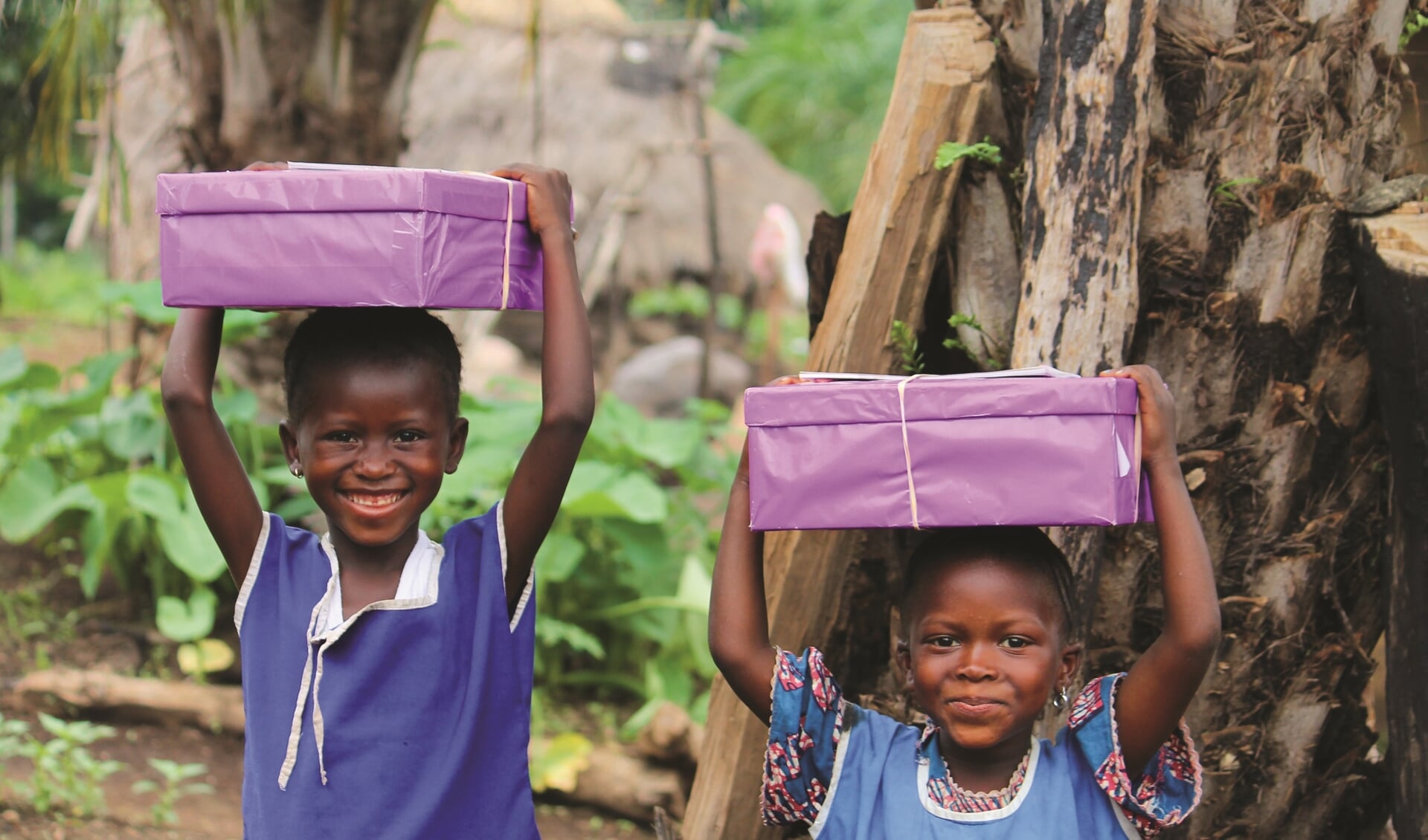 Maak kinderen blij met een doos vol verrassingen. Foto: Ton Bannink.