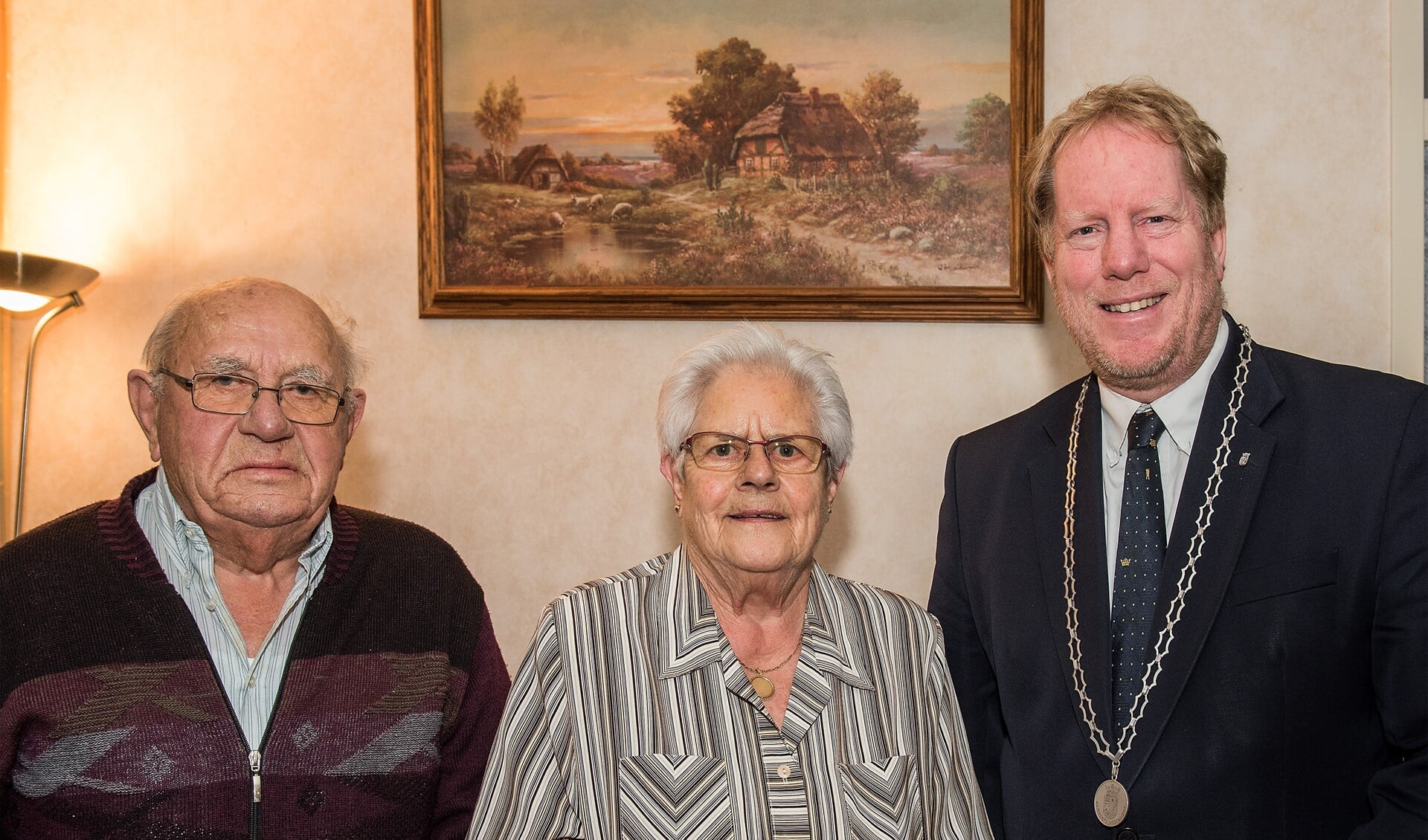 Op dinsdag 20 november was het echtpaar Kloos-Torreman uit Rockanje 60 jaar getrouwd (Foto: Jos Uijtdehaage.)