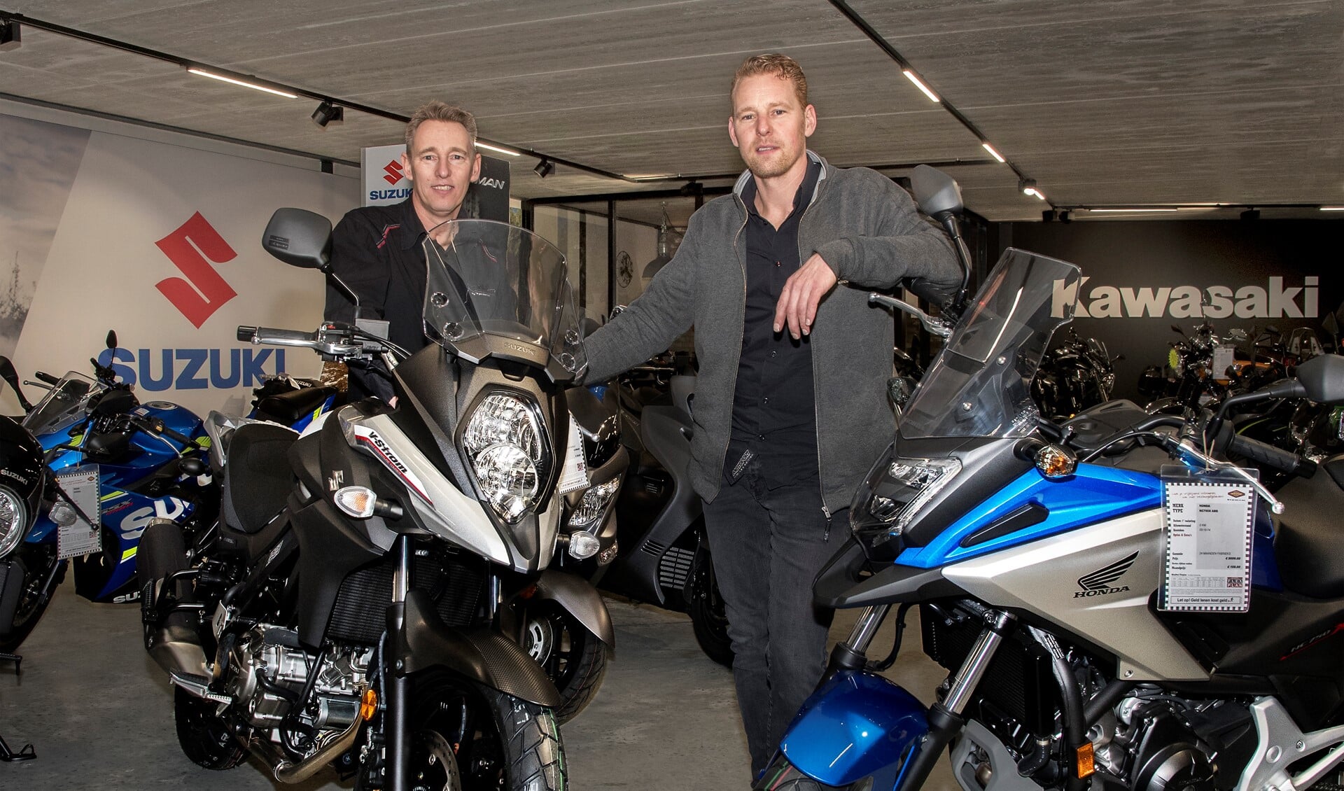 De broers Richard en Gert-Jan Zuijderwijk zijn de trotse eigenaren van Motoport Rockanje (Foto: Jos Uijtdehaage)
