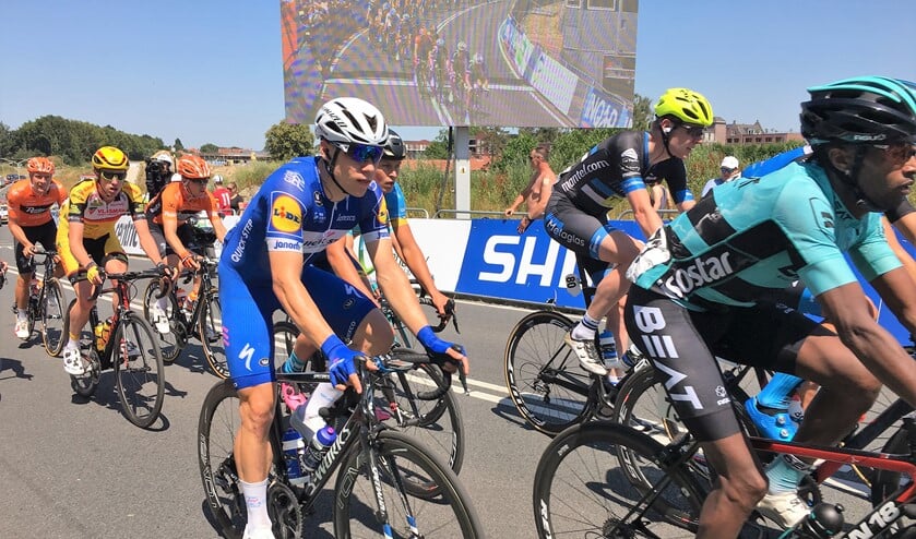Fabio Jakobsen, hier in actie tijdens het NK, zal zaterdag in Zuidland te zien zijn in de ploegentijdrit voor regioteams.