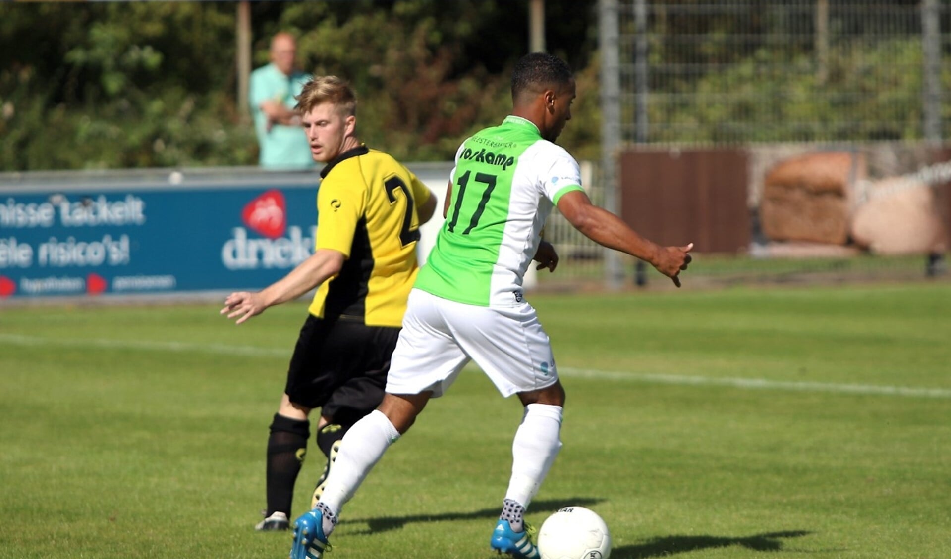 Felino Jardim maakte zaterdag één van de treffers in het met 4-1 gewonnen duel met Nootdorp. 