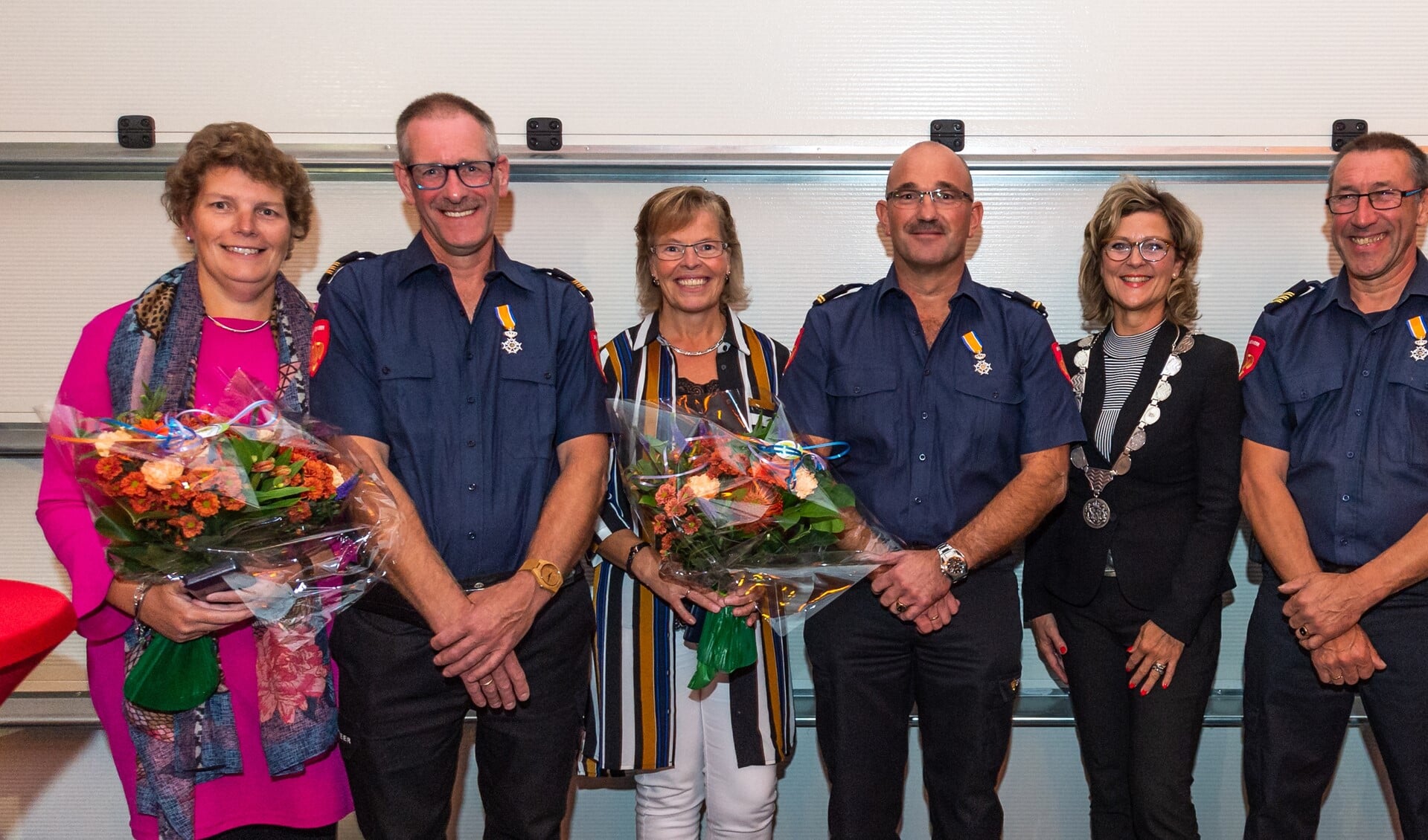 © Wim van Vossen Fotografie - Koninklijke onderscheidingen voor brandweerman Bram Kievit, Kees Bechtum en Peter Koppenaal