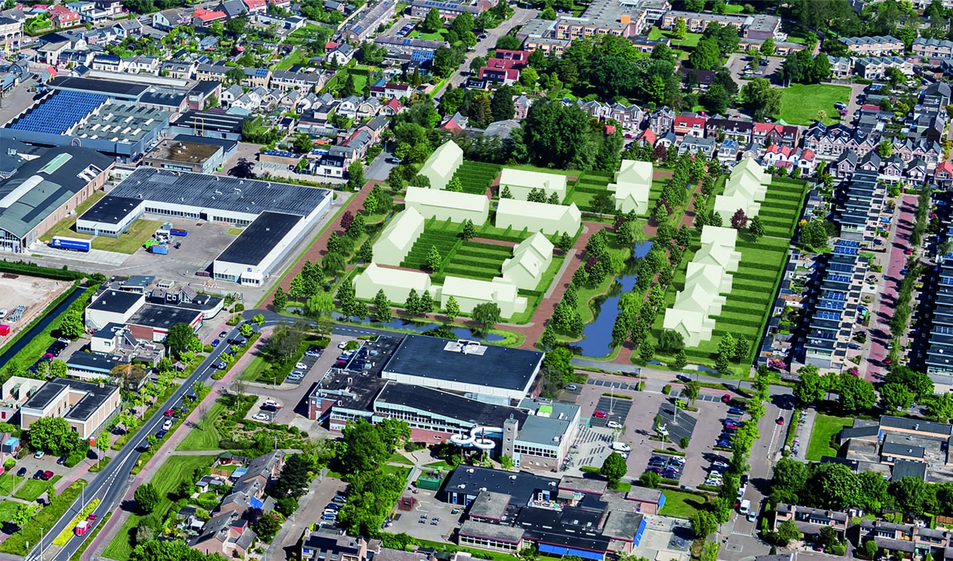 Nieuwbouwproject At home in 3223 komt nabij de Sportlaan in Hellevoetsluis.