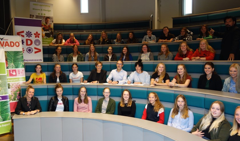 De opleiding Bloem & Design weet zich verzekerd van ondersteuning vanuit het bedrijfsleven voor meerdere jaren.