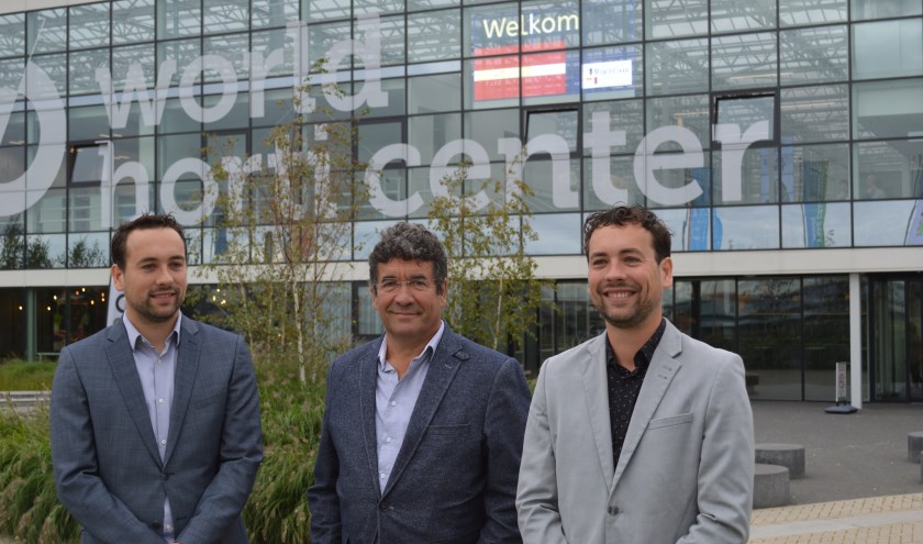 HortiTech is enkele jaren geleden gestart door een aantal tuinbouwspecialisten waaronder Peet van Adrichem (m).