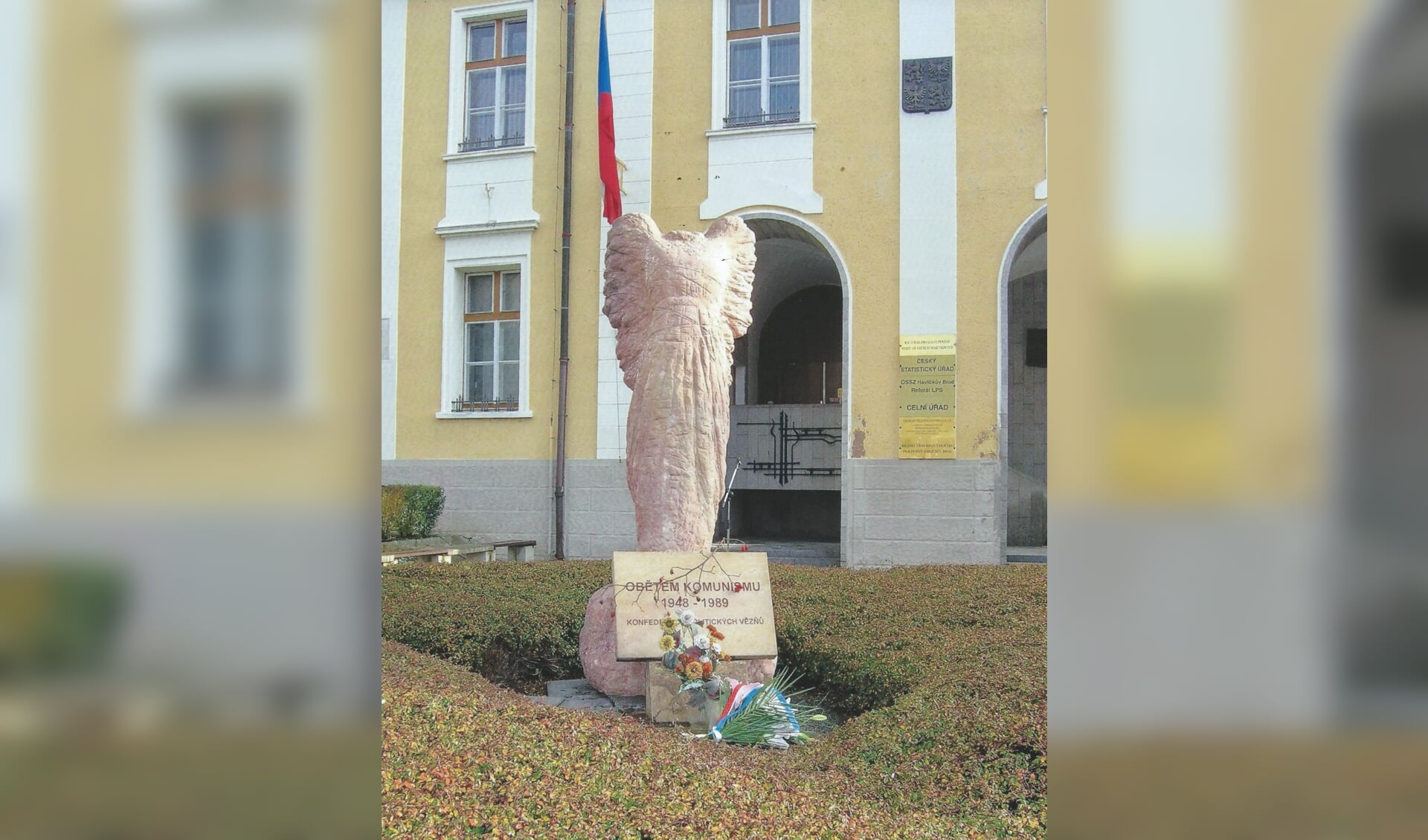 Het monument in Havlíckuv Brod