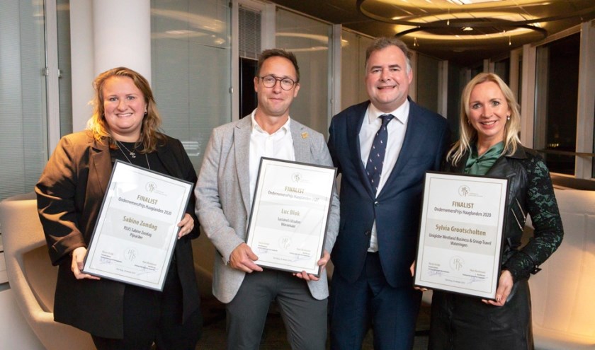 De kanshebbers op de OndernemersPrijs Haaglanden 2020.
